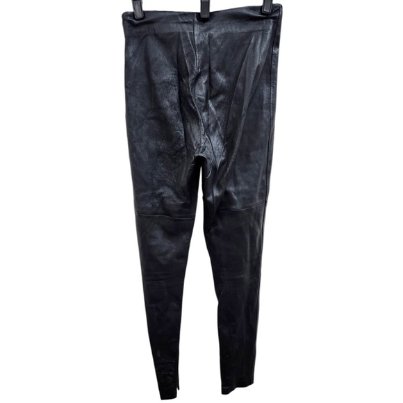 Maison Martin Margiela x H&M BLACK LEATHER LEGGINGS PANTS Size XS - Picture 8 of 16
